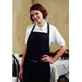 F10XL Black X-Large Bib Apron w/ 3 Pockets & Slider Adjustment